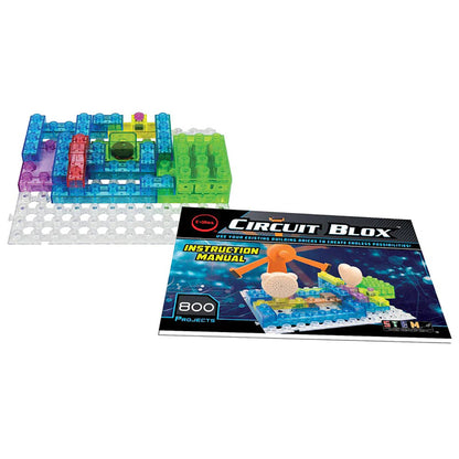 E-Blox: Circuit Blox: BYO Magnetic Induction Spinner Super Circuit - 800 Projects, DIY STEM Toy, Kids Ages 8+