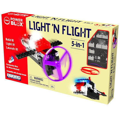 E-Blox: Power Blox: 5-In-1 Light 'N Flight - 58pcs, Kids Ages 8+