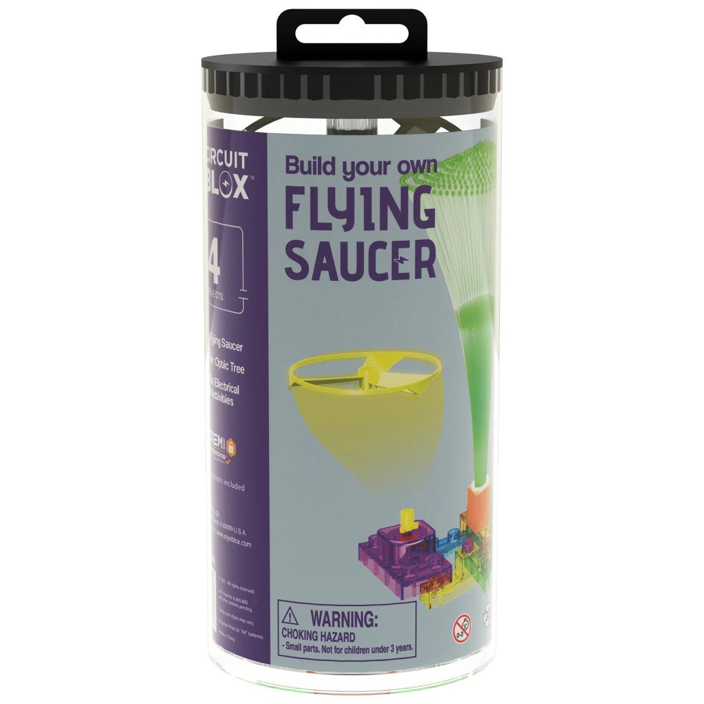 E-Blox: Circuit Blox: BYO Flying Saucer - 4 Blocks Projects, Kids Ages 8+