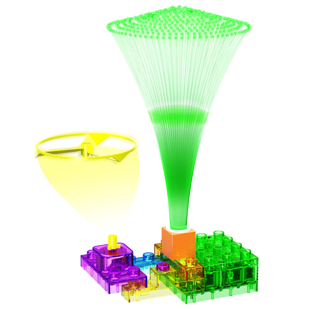 E-Blox: Circuit Blox: BYO Flying Saucer - 4 Blocks Projects, Kids Ages 8+