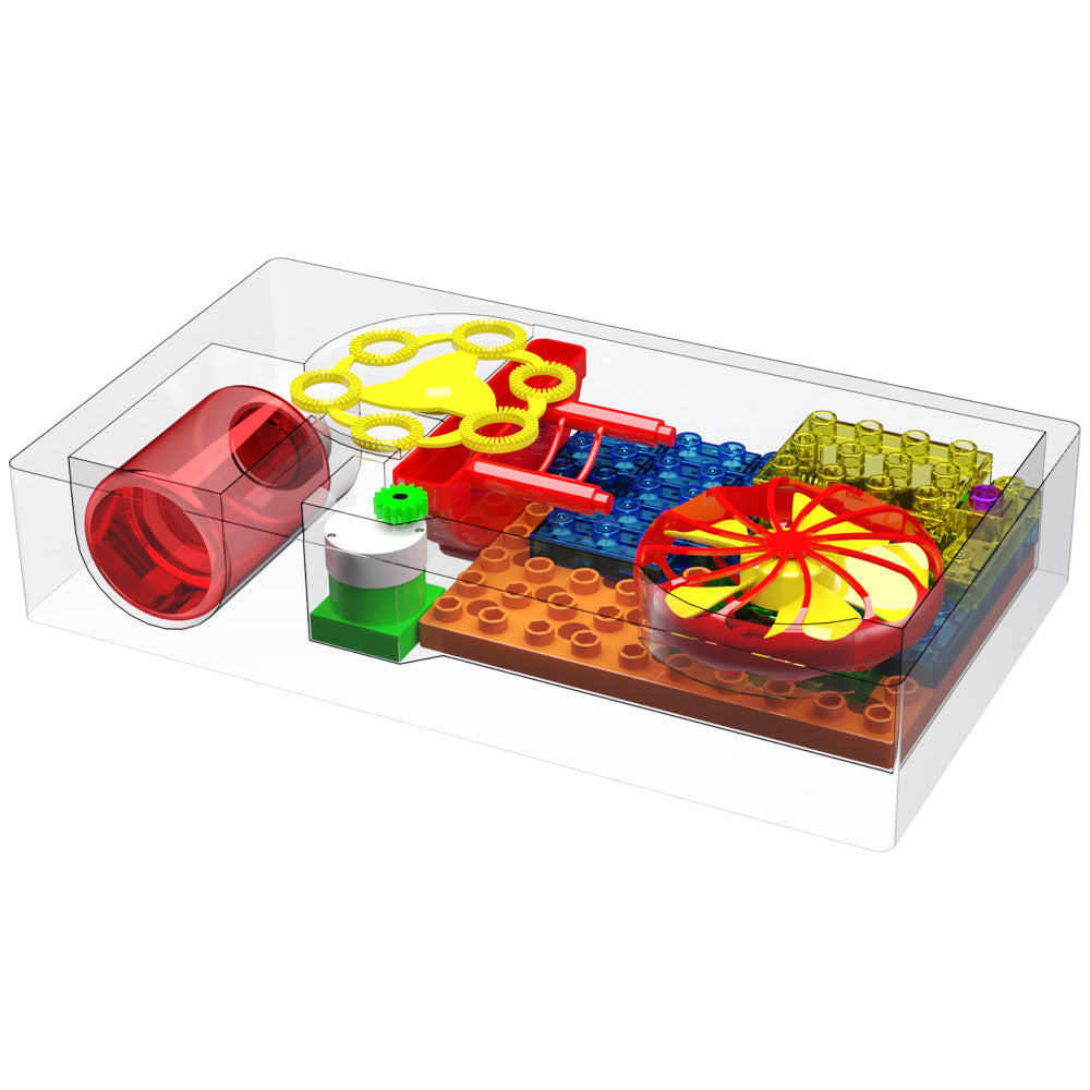 E-Blox: Circuit Blox: BYO Bubble Making Machine, STEM Electrical Activity, Kids Ages 5+