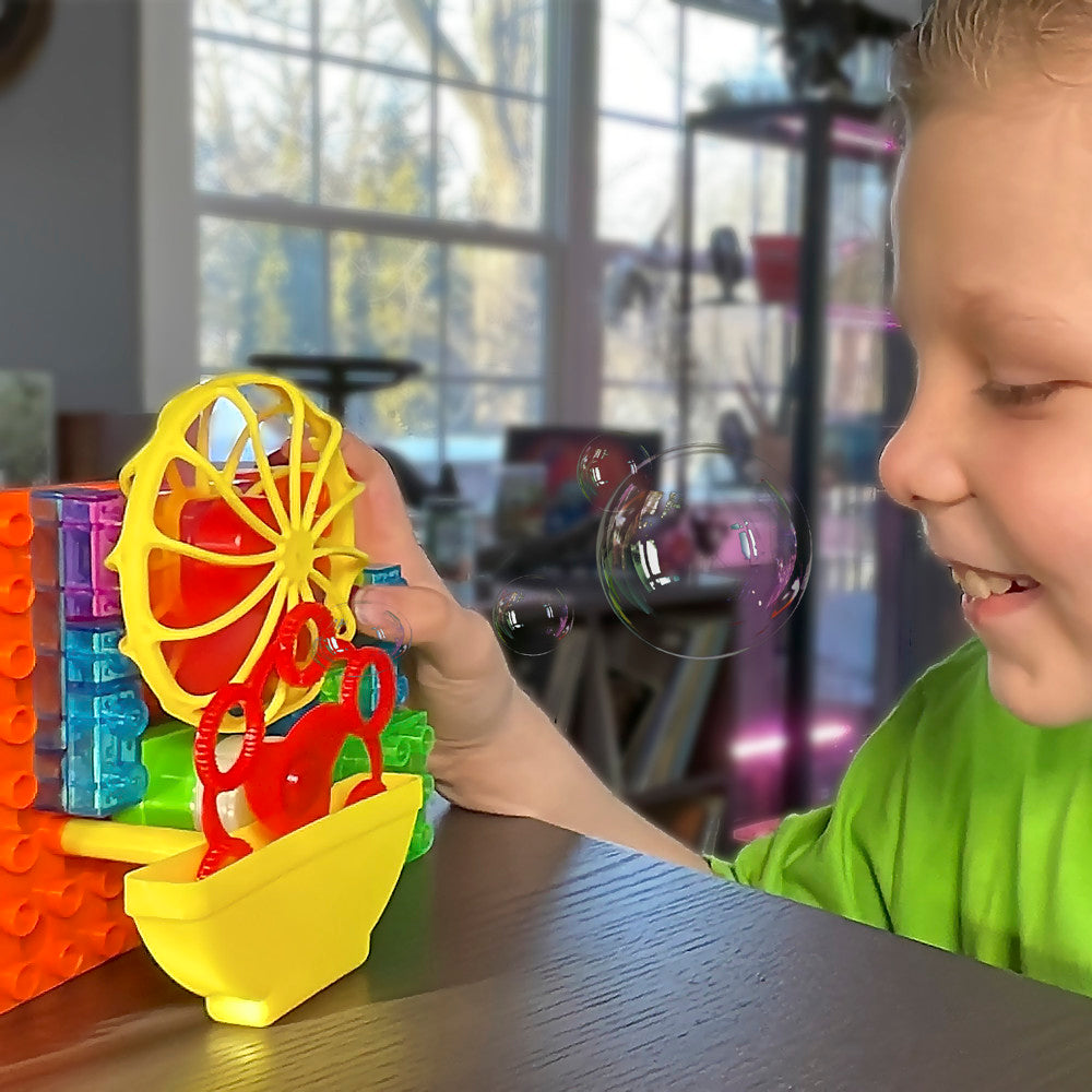 E-Blox: Circuit Blox: BYO Bubble Making Machine, STEM Electrical Activity, Kids Ages 5+