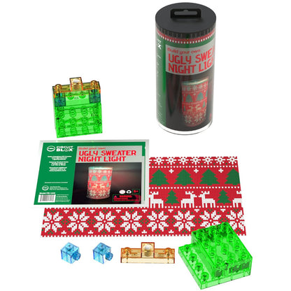 E-Blox: Power Blox BYO: Holiday Night Light - Ugly Sweater 2, Kids Ages 5+