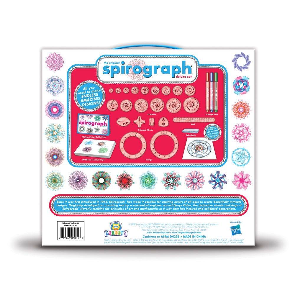 Spirograph Deluxe Design Set - Precision Wheels and Rings