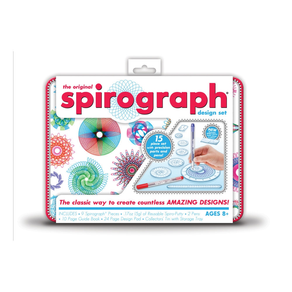 Spirograph Original Design Set with Collectible Tin - Art and Craft Kit