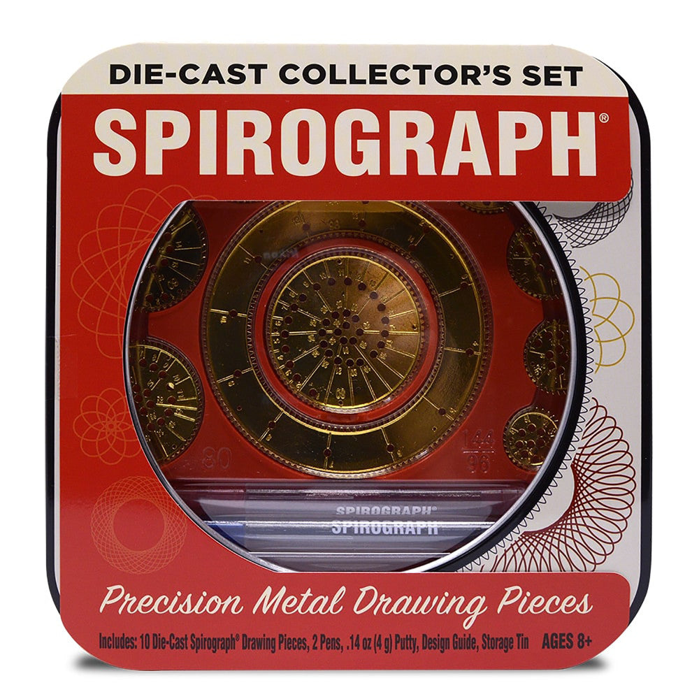 Spirograph 50th Anniversary Diecast Collector's Tin - Golden Edition