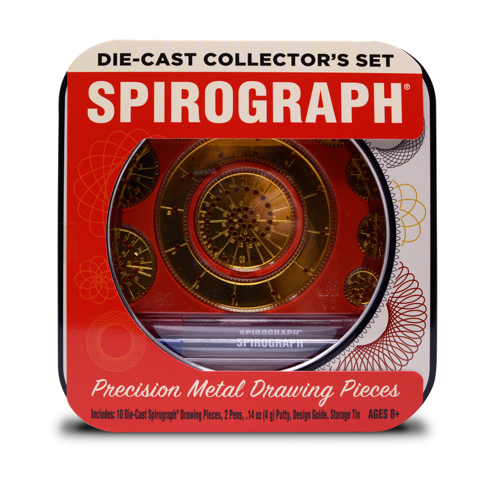 Spirograph 50th Anniversary Die-Cast Collector's Set - Golden Edition