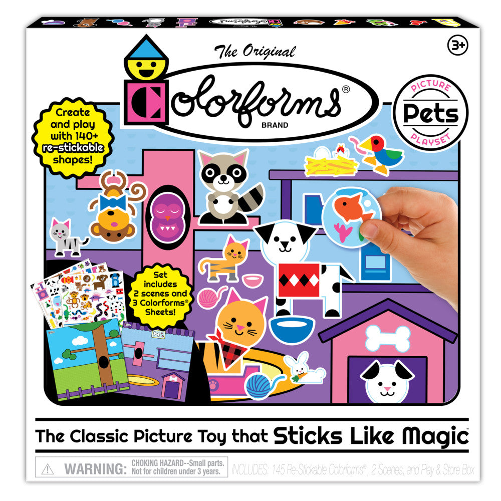 Colorforms Pets Series Picture Play Set - Interactive Sticker Kit