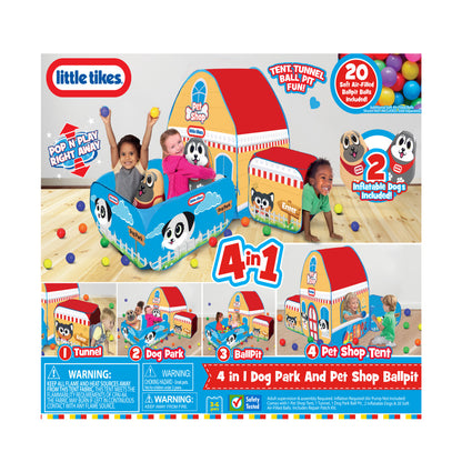 Little Tikes: 4-In-1 Dog Park & Pet Shop Ballpit