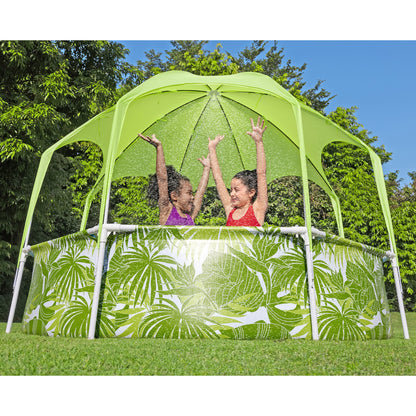 H2OGO! Splash-In-Shade Play Pool with UV Protective Sunshade and Water Mister