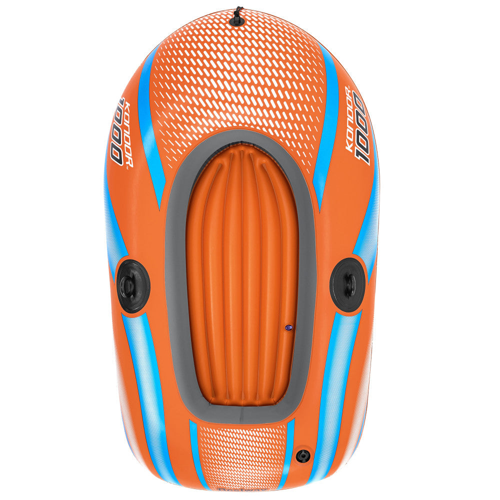 H2OGO! Kondor 1000 Inflatable Raft, 4'11" x 33", Orange & Blue