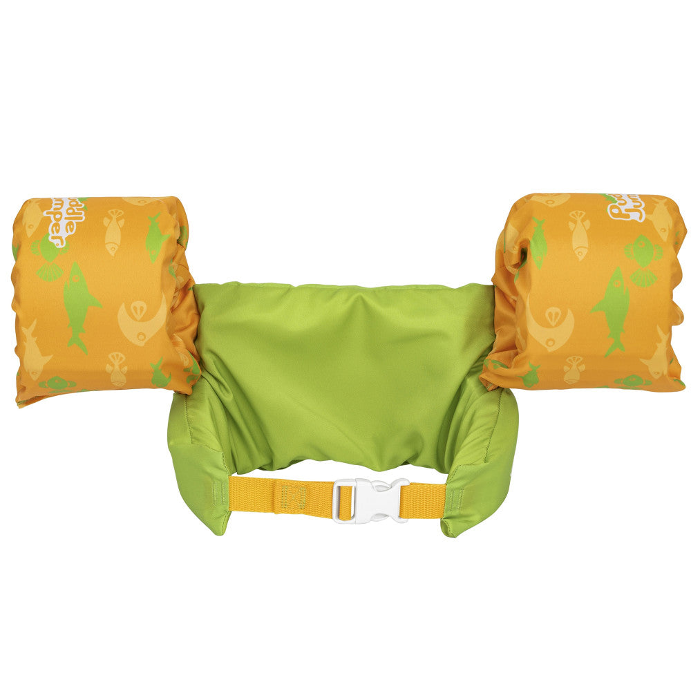 Puddle Jumper Deluxe Child Life Vest - Orange Fish, 33-55 lbs