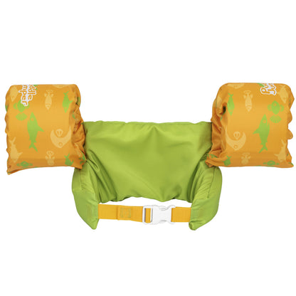 Puddle Jumper Deluxe Child Life Vest - Orange Fish, 33-55 lbs