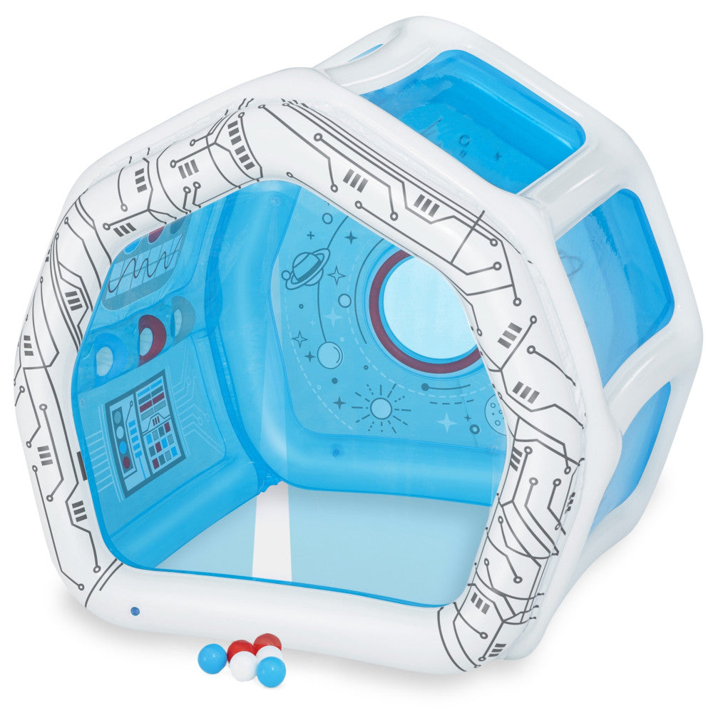 Bestway Space Station Exploration Inflatable Playhouse for Kids