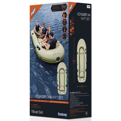 Hydro-Force Treck X3 Inflatable Raft Set with Oars