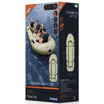 Hydro-Force Treck X3 Inflatable Raft Set with Oars