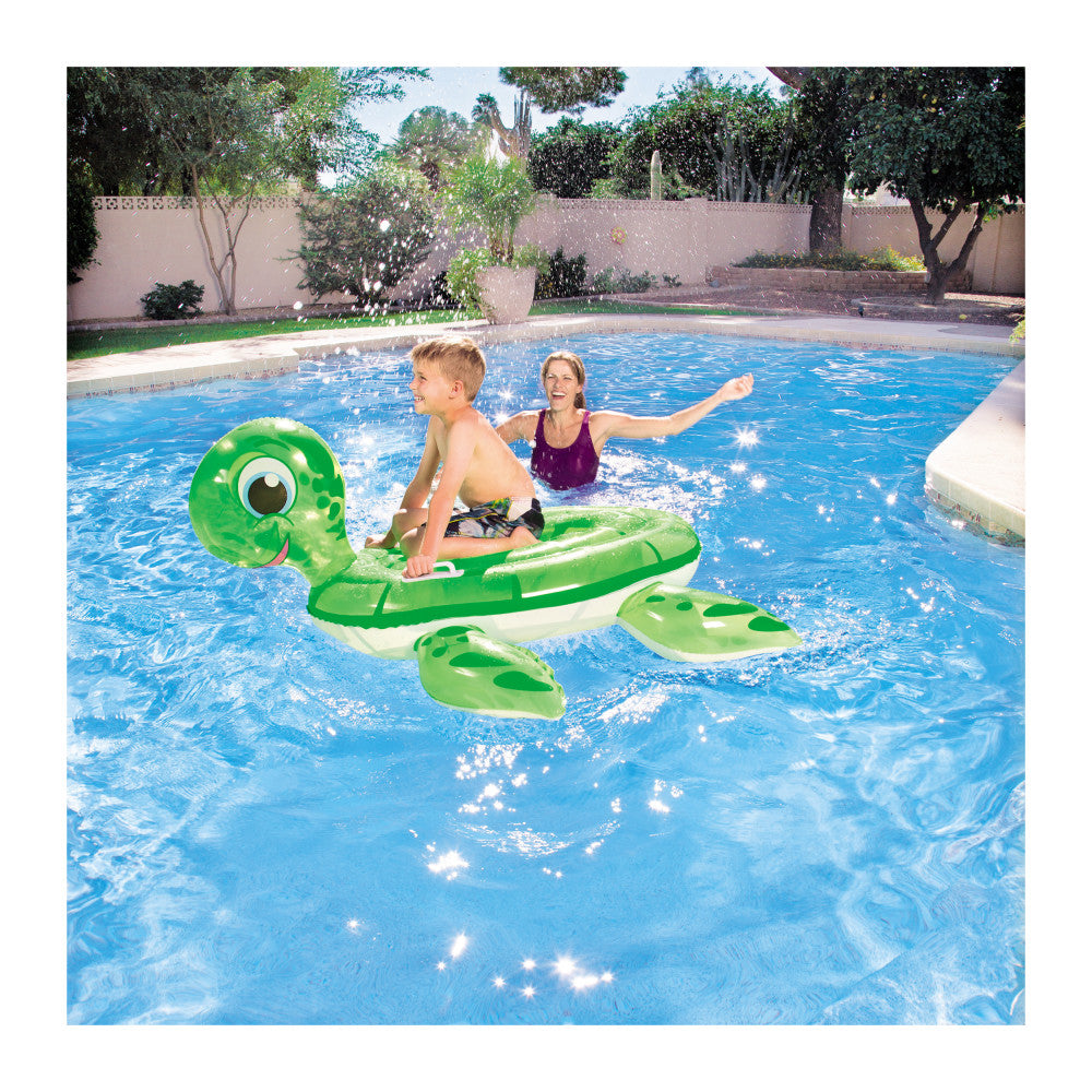 Bestway H2OGO! Turtle Ride On Inflatable Pool Float - 55x55x27 inches