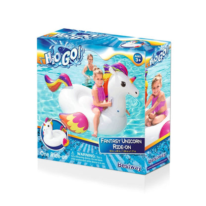 Bestway H2OGO! Fantasy Unicorn Inflatable Kids Ride-On Pool Float