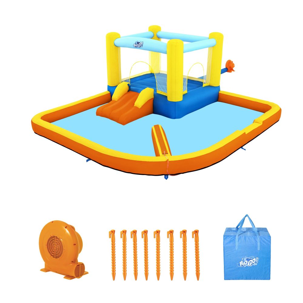 Bestway H2OGO! Beach Bounce Inflatable Water Park with Quick Setup