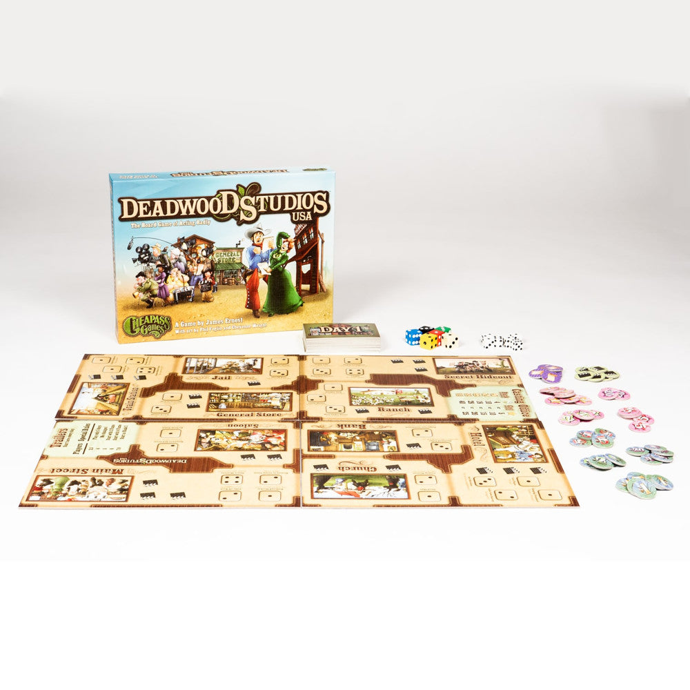 Deadwood Studios USA Western-Themed Acting Board Game by Cheapass Games