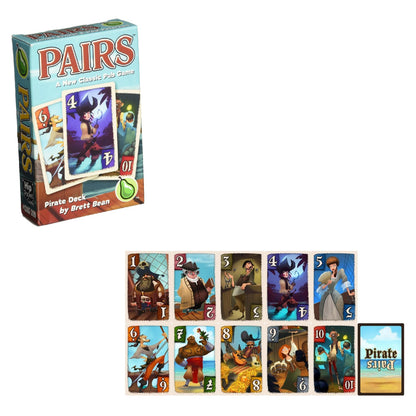 Pairs Pirate Deck Press Your Luck Card Game by Cheapass Games