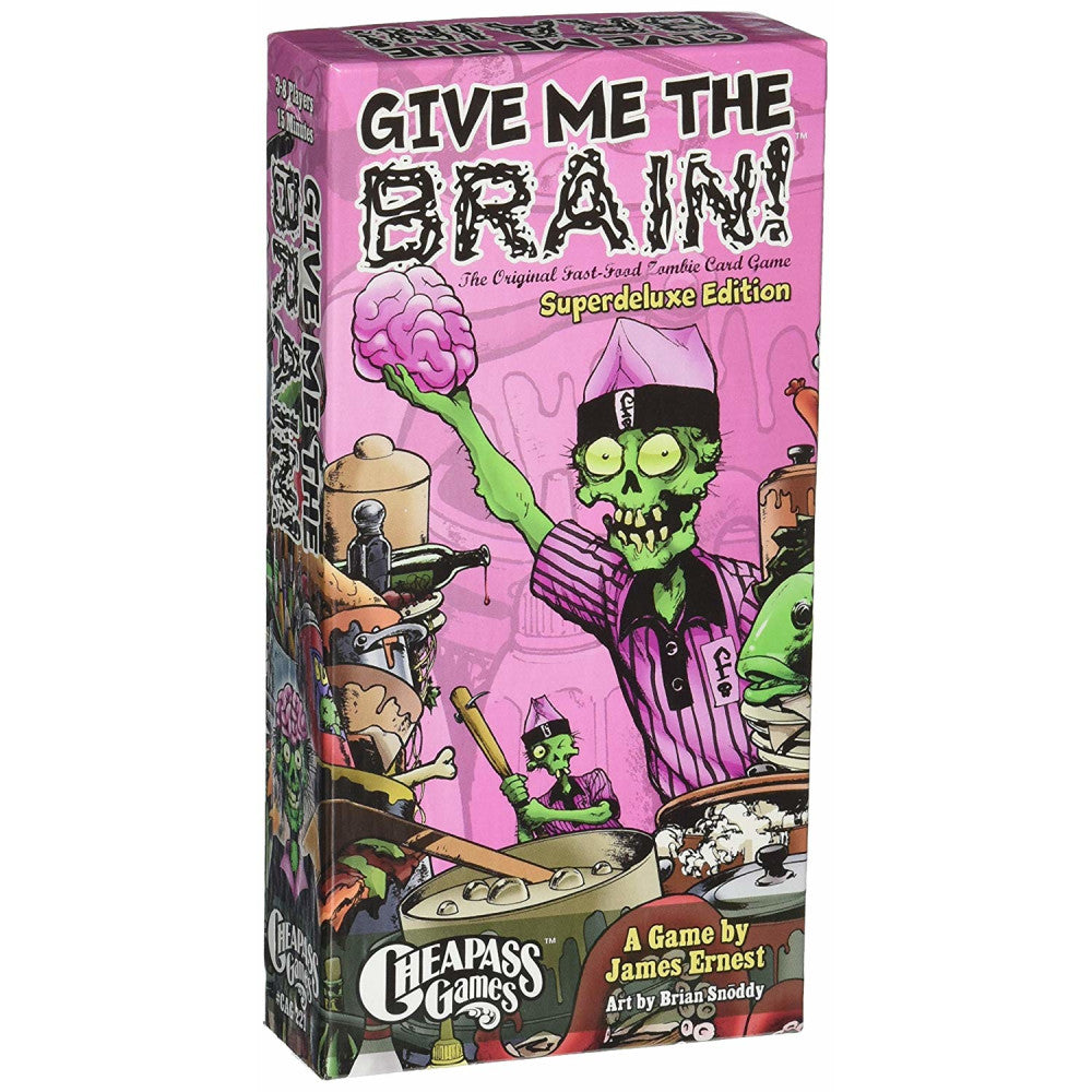 Cheapass Games Give Me The Brain Superdeluxe Card Game