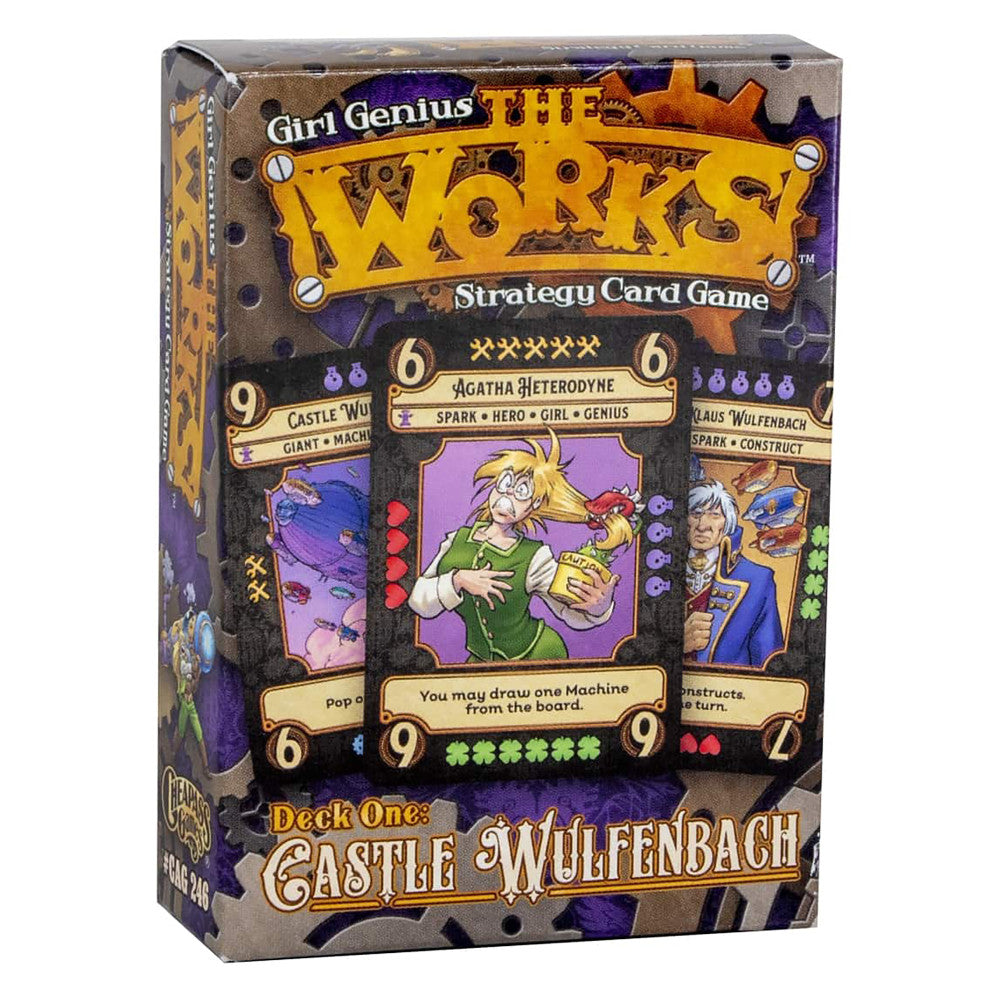 Girl Genius The Works: Castle Wulfenbach Edition Strategy Card Game