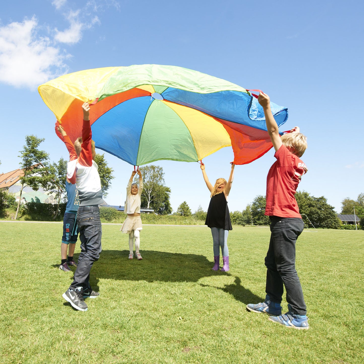 GONGE 12' Multi-Size Outdoor Play Parachute for Kids