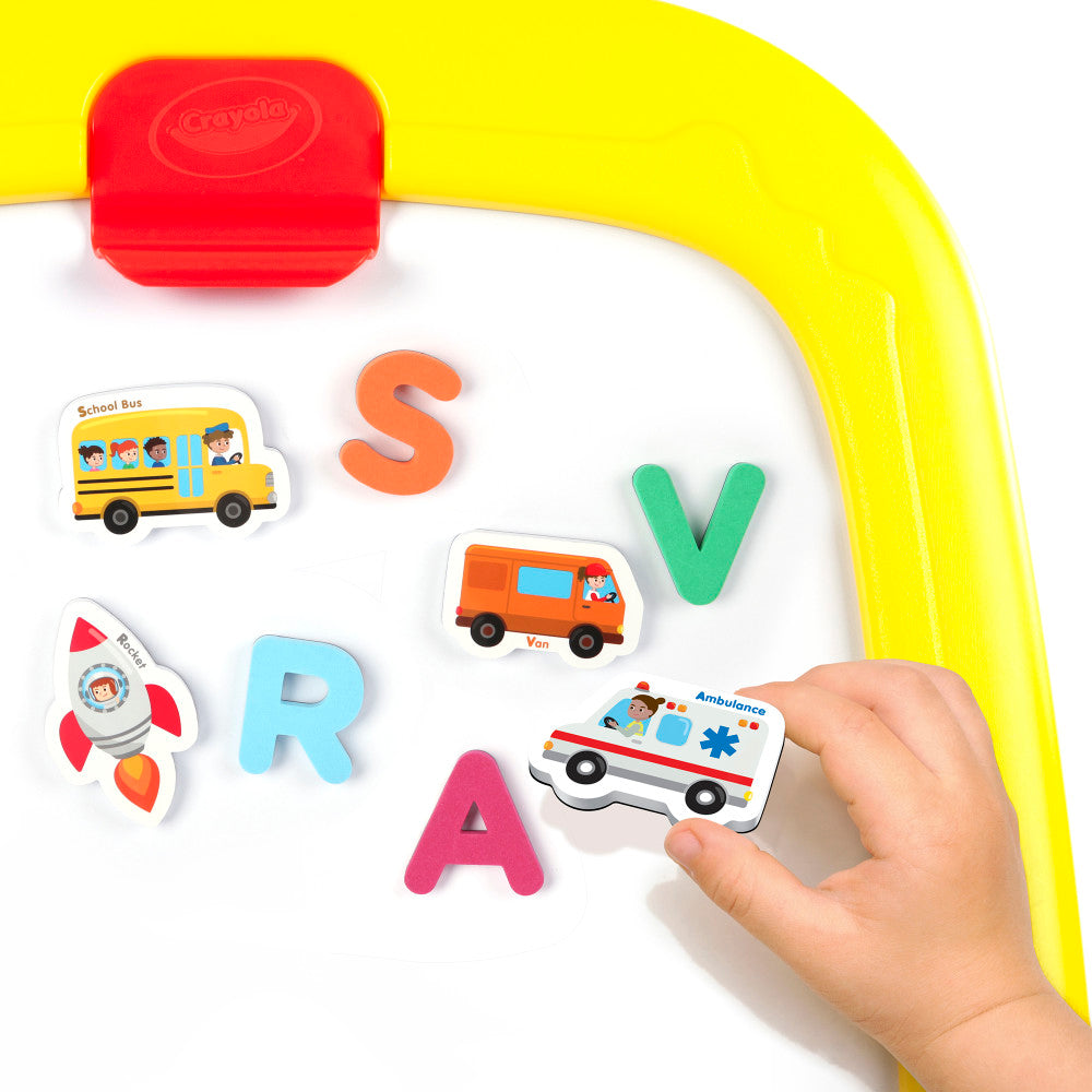 Crayola: ABC Matching Magnet Set – Vehicle-To-Go, Toddler Kids 3+