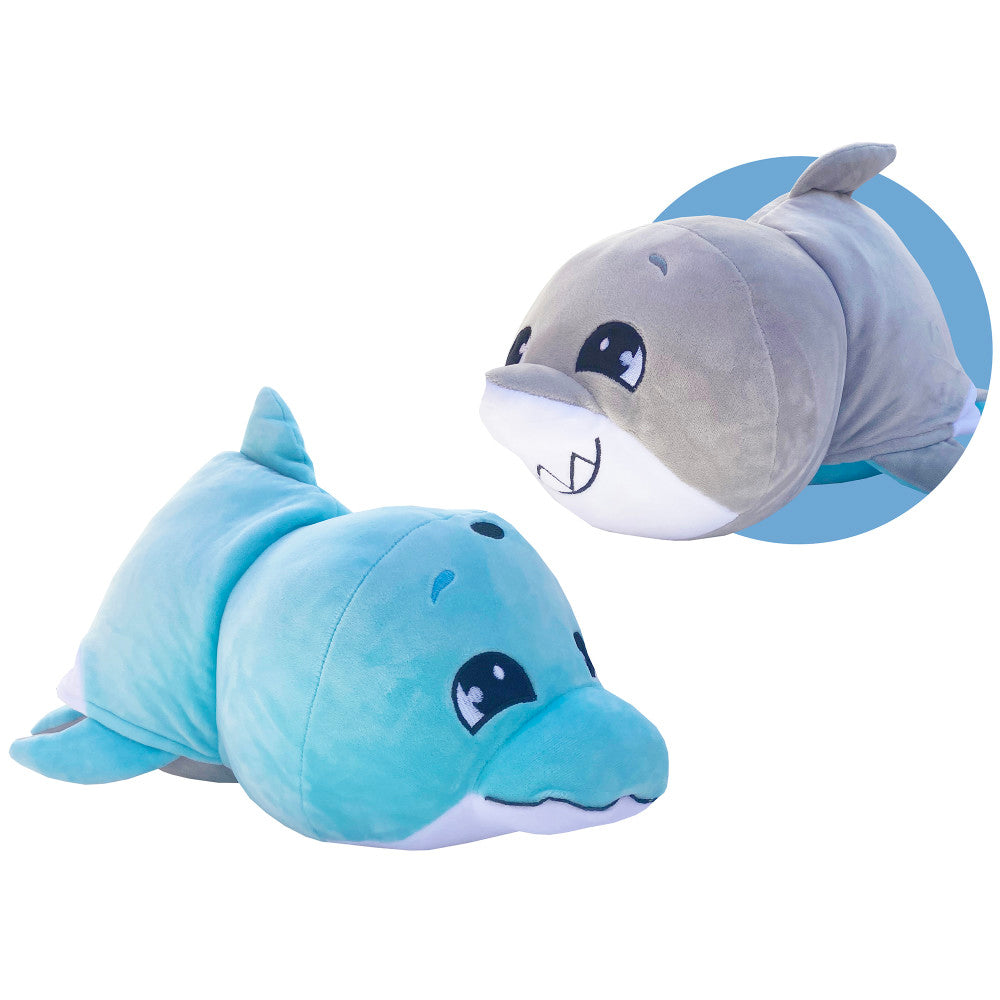 FlipaZoo Mushmillow Jumper Dolphin to Sunny Shark Plus Bonus Baby FlipaZoo