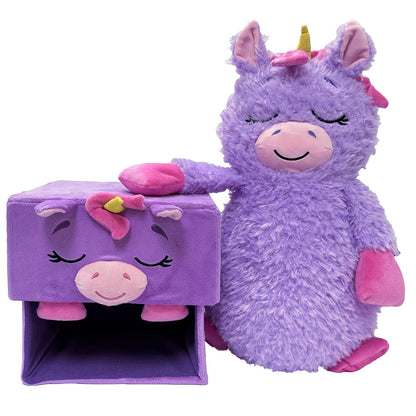 Happy Nappers: Adorable Storables - Unicorn - Purple & Pink