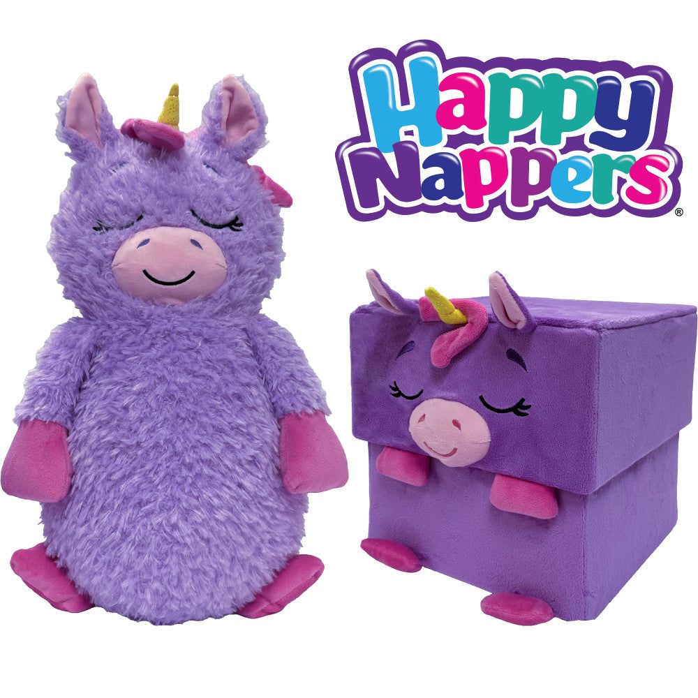 Happy Nappers: Adorable Storables - Unicorn - Purple & Pink