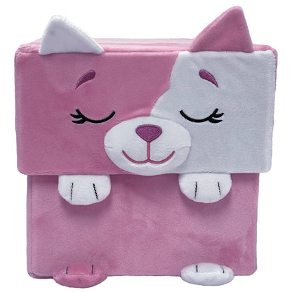 Happy Nappers: Adorable Storables - Cat - Pink & White