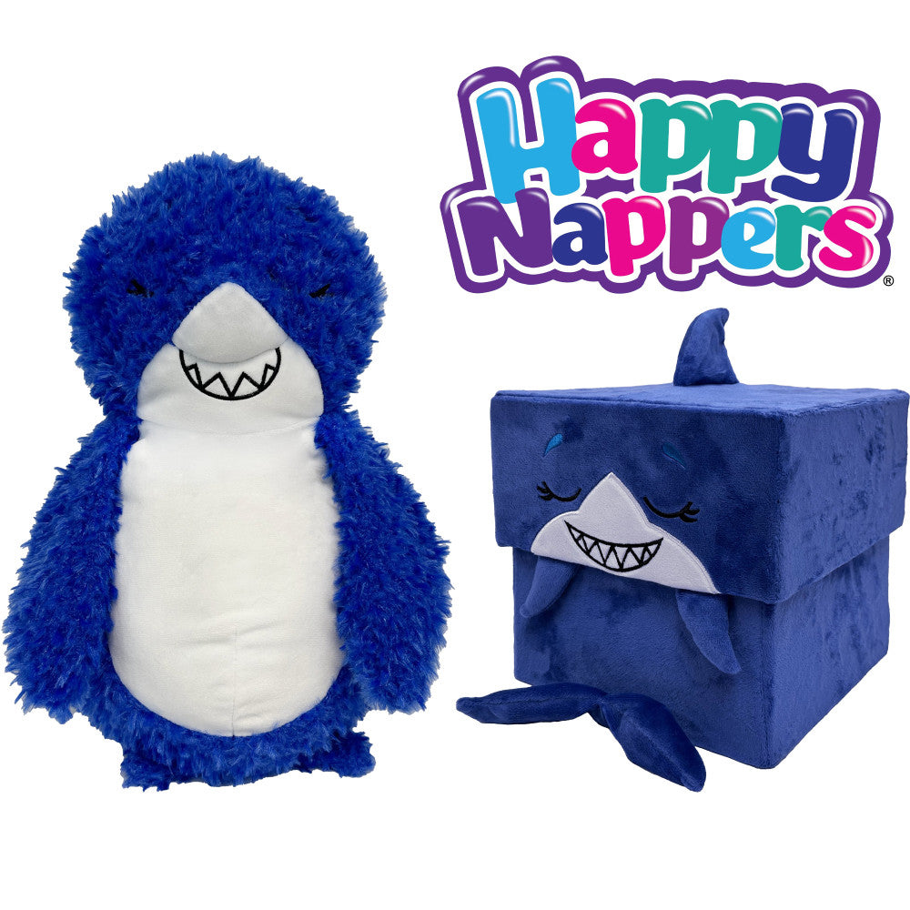 Happy Nappers: Adorable Storables - Shark - Blue & White