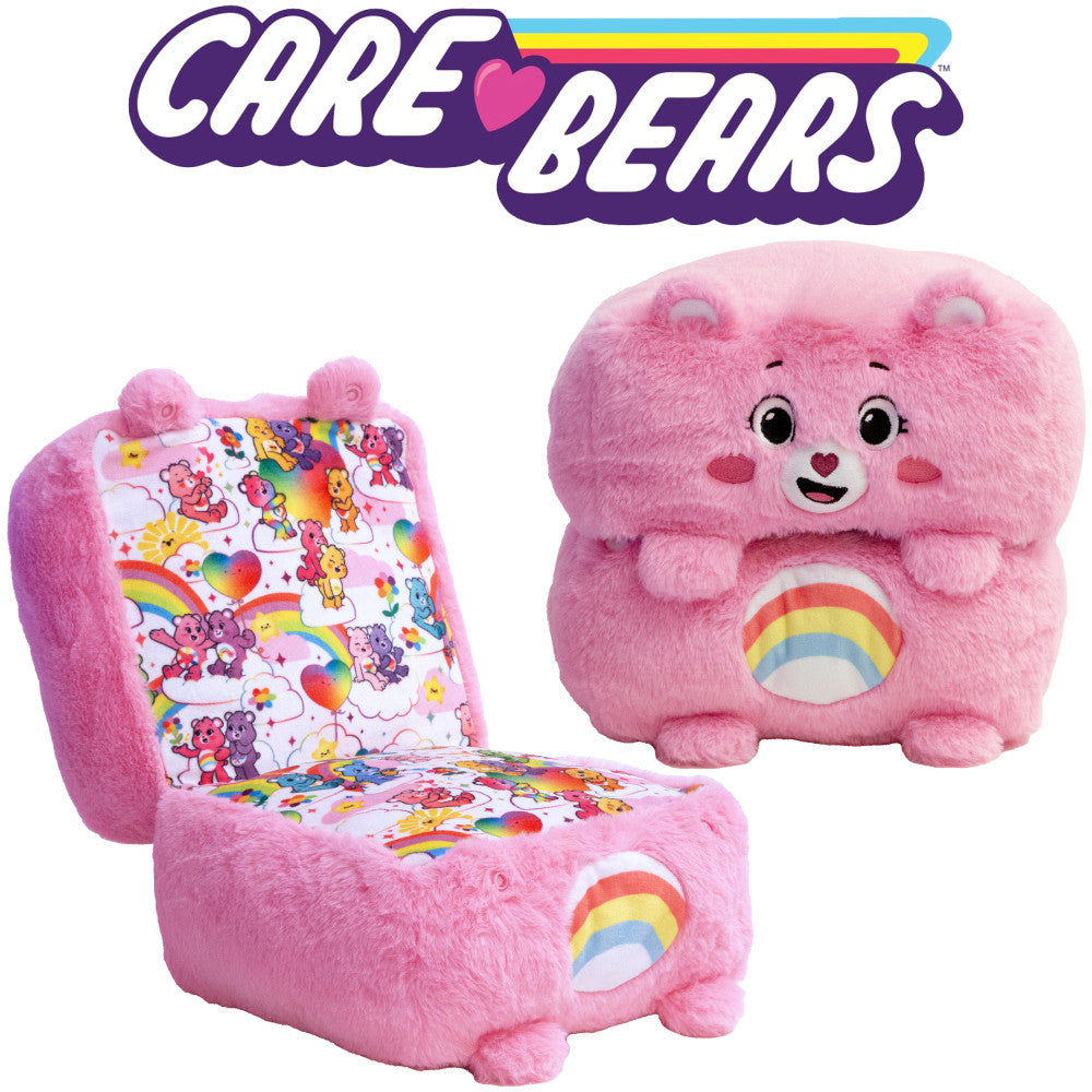 Happy Nappers: Care Bears 10" Pop N' Play Cube - Cheer Bear