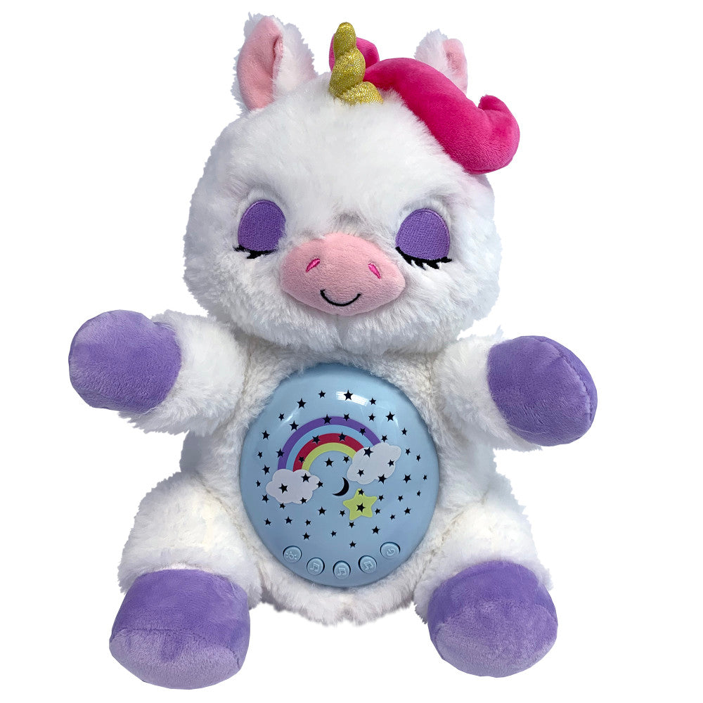 Happy Nappers: Lullabrites Sweet Dreams - Unicorn & White -Purple