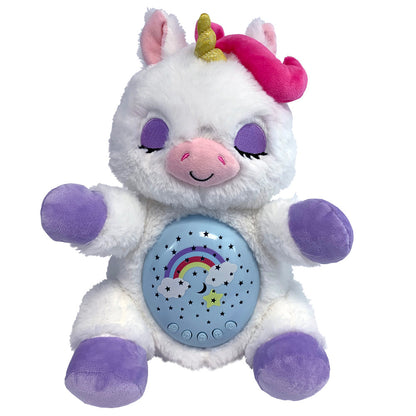 Happy Nappers: Lullabrites Sweet Dreams - Unicorn & White -Purple