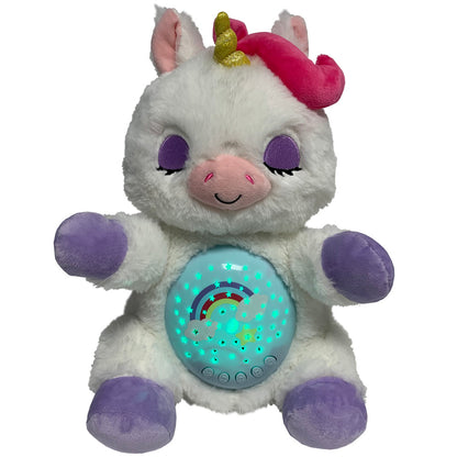 Happy Nappers: Lullabrites Sweet Dreams - Unicorn & White -Purple