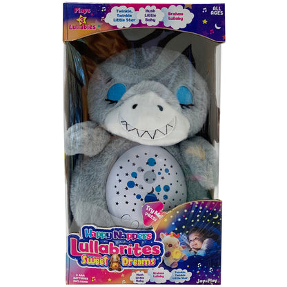 Happy Nappers: Lullabrites Sweet Dreams - Shark - Grey & Blue