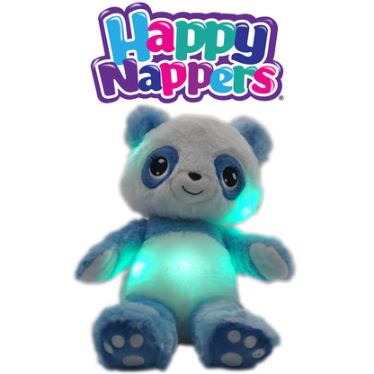 Happy Nappers: Lullabrites Panda - Musical Light Up Bedtime Plush - White & Black