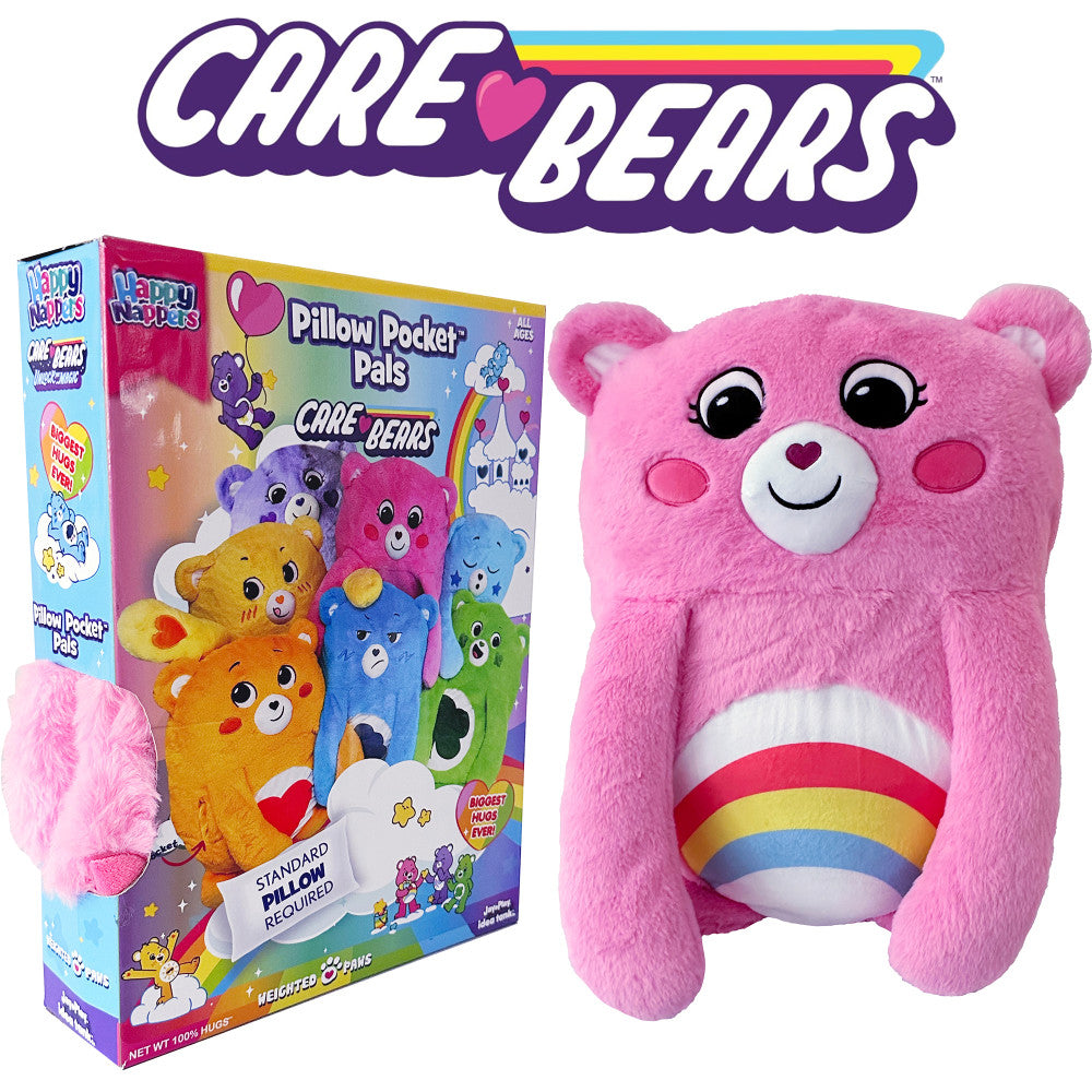 Happy Nappers: Care Bears Pillow Pocket Pal - Cheer Bear