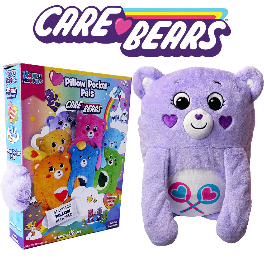 Happy Nappers: Care Bears Pillow Pocket Pal - Share Bear