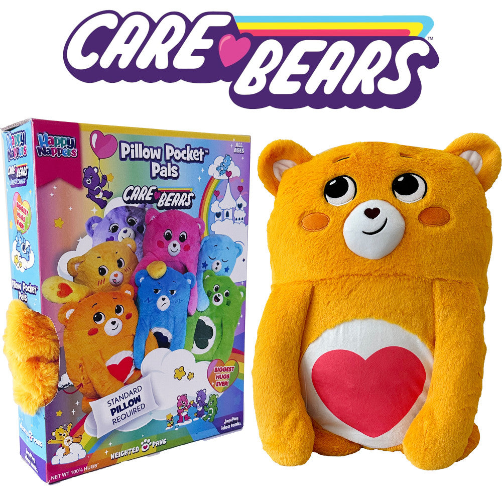 Happy Nappers: Care Bears Pillow Pocket Pal - Tenderheart Bear