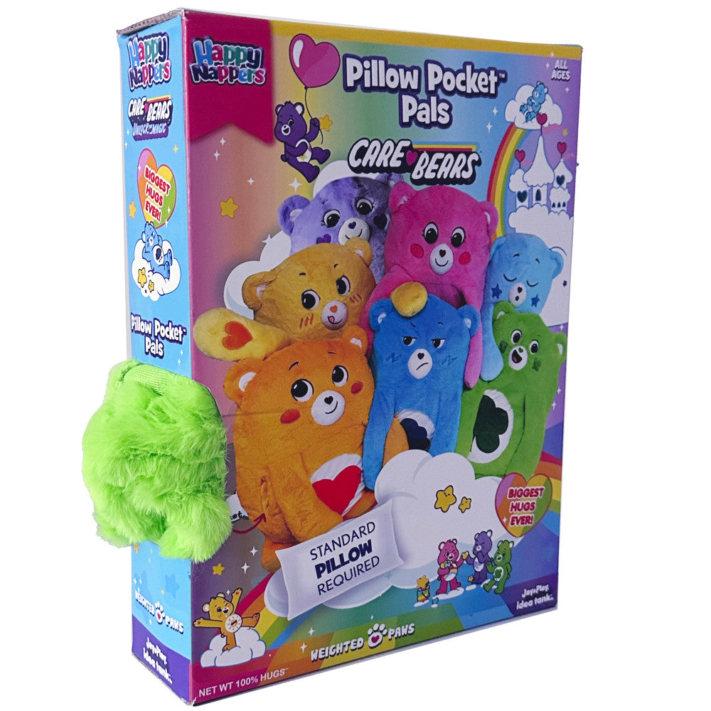 Happy Nappers: Care Bears Pillow Pocket Pal - Good Luck Bear