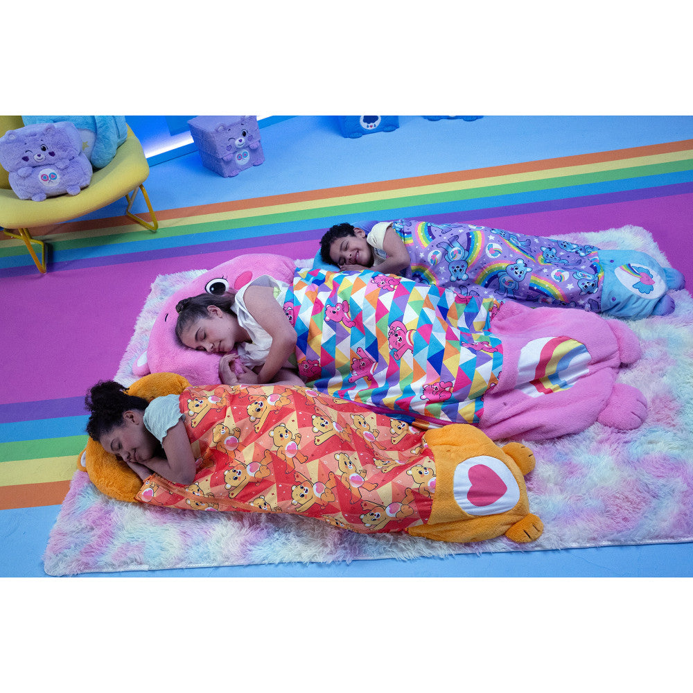 Happy Nappers: Care Bears Sleep Sack Medium - Cheer Bear, Kids 3+