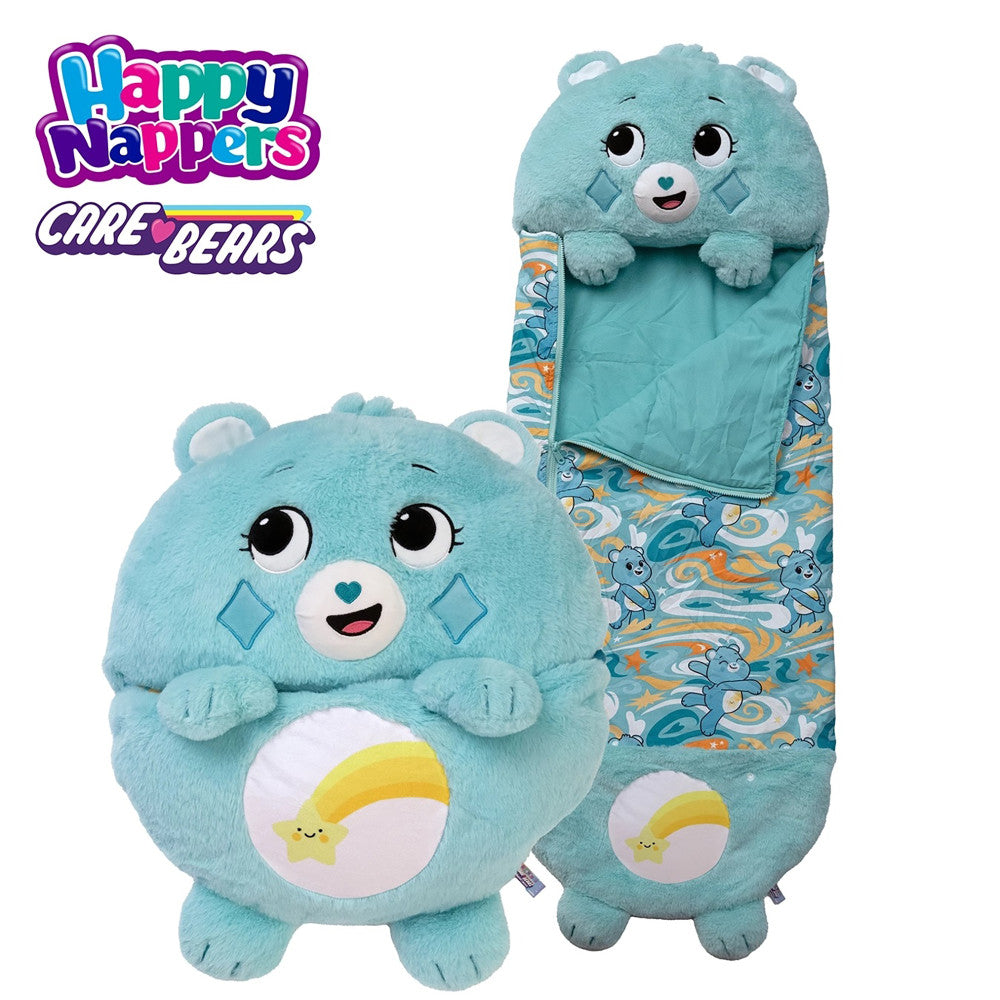 Happy Nappers: Care Bears Sleep Sack Large - Wish Bear, Kids 7+