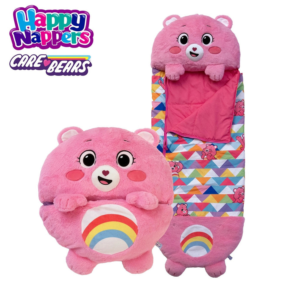 Happy Nappers: Care Bears Sleep Sack Large - Cheer Bear, Kids 7+