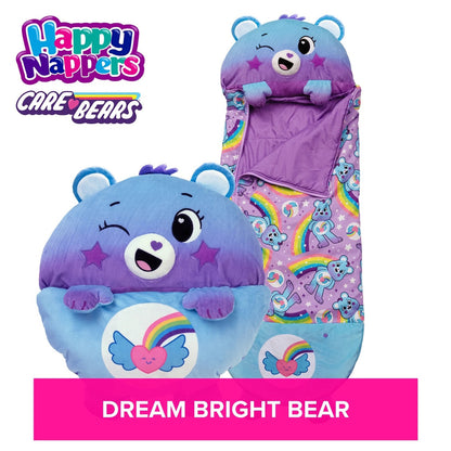 Happy Nappers: Care Bears Sleep Sack Large - Dream Bright Bear, Kids 7+