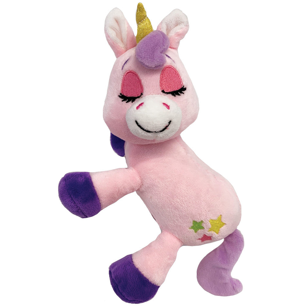 Happpy Nappers: Lullabrites Moon Pet - Unicorn - Pink-Purple - Light & Sounds Plush