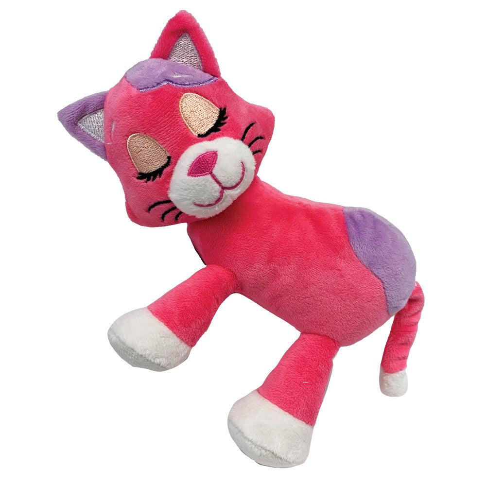 Happpy Nappers: Lullabrites Moon Pet - Pink Cat - Lights & Sounds Plush